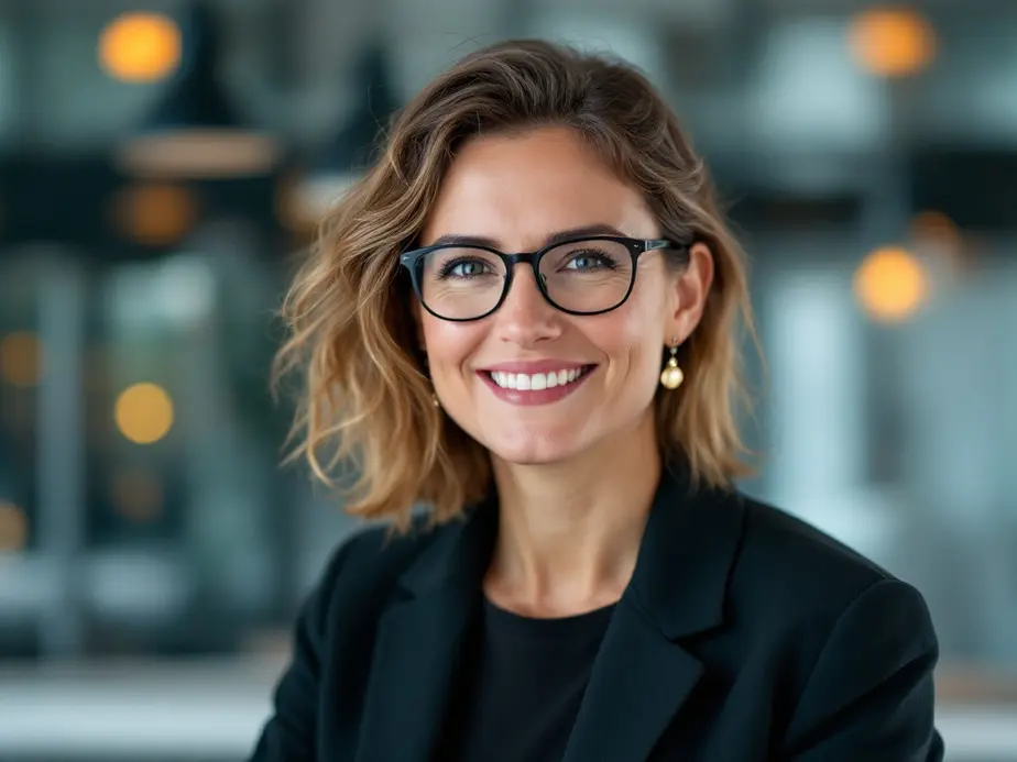 Executive Coach leitet modernen tech-savvy Workshop.