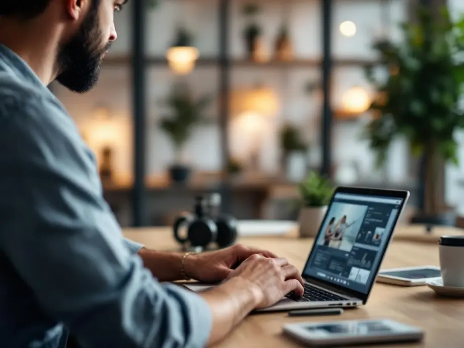 Ein Coach digitalisiert Dokumente und optimiert seine Büroabläufe.