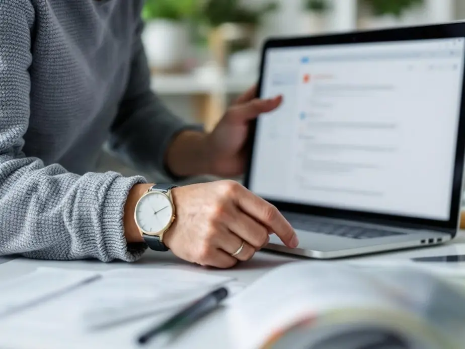 Ein Coach nutzt digitale Organisationstools, um Projekte strukturiert zu planen.