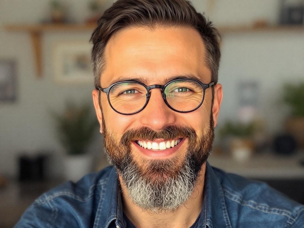 Coach leitet kreativen Workshop online in einem hellen Büro
