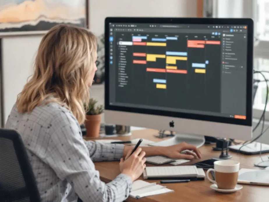 Ein Coach organisiert Kundeninformationen mithilfe von Trello, um den Prozess zu optimieren.